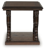 Maylee Dark Brown End Table from Ashley - Luna Furniture