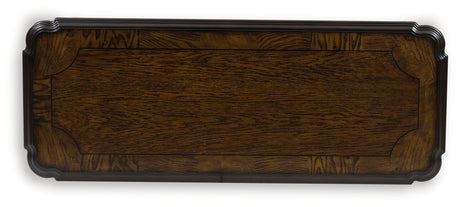Maylee Dark Brown Sofa Table from Ashley - Luna Furniture
