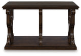 Maylee Dark Brown Sofa Table from Ashley - Luna Furniture