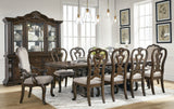 Maylee Dining Table and 10 Chairs in Dark Brown from Ashley Furniture - Luna Furniture