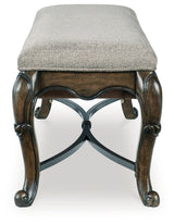 Maylee Dining Table and 4 Chairs and Bench in Dark Brown from Ashley Furniture - Luna Furniture