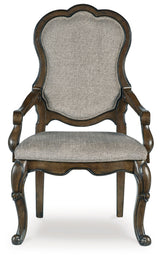 Maylee Dining Table and 4 Chairs and Bench in Dark Brown from Ashley Furniture - Luna Furniture