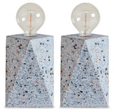 Maywick 2-Piece Table Lamp Set in White from Ashley - Luna Furniture