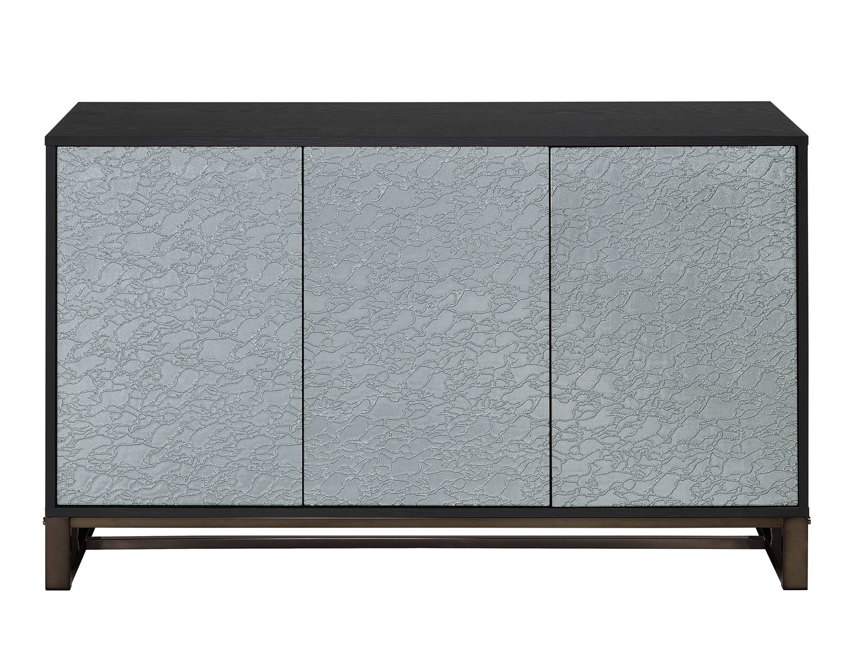 モロヘイヤ Mazie 3-Door SIdeboard with Patterned Mirror Doors – Luna Furniture