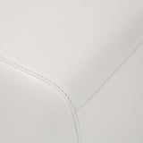 Mia Bella St. Steel Ciras Leather Chair In Cream Color from Michael Amini - Luna Furniture