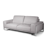 Mia Bella St. Steel Miabella Gianna Sofa L.gray Stainless Steel from Michael Amini - Luna Furniture