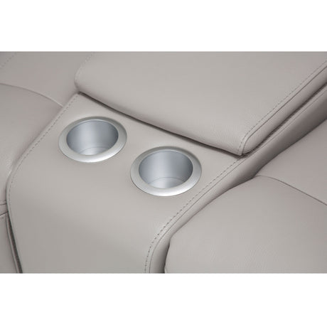 Mia Bella Dk. Espresso Bentley Loveseat Set W/motion (3 Pc) from Michael Amini - Luna Furniture