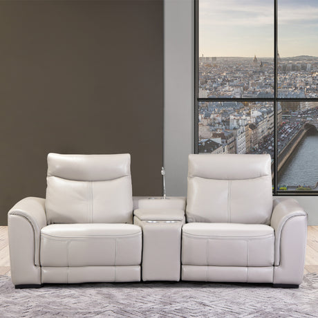 Mia Bella Dk. Espresso Bentley Loveseat Set W/motion (3 Pc) from Michael Amini - Luna Furniture