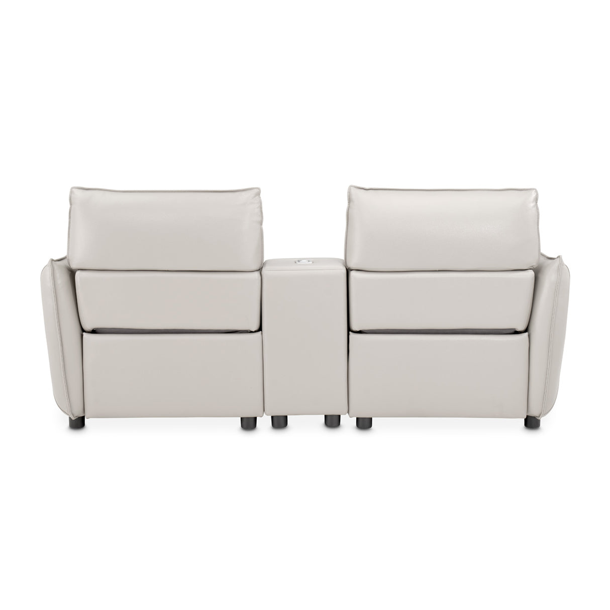 Mia Bella Verona Reclining Loveseat With Storage Console from Michael Amini - Luna Furniture