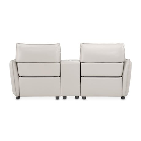 Mia Bella Verona Reclining Loveseat With Storage Console from Michael Amini - Luna Furniture