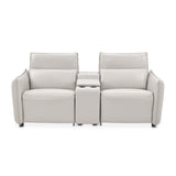 Mia Bella Verona Reclining Loveseat With Storage Console from Michael Amini - Luna Furniture