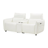 Mia Bella Verona Reclining Loveseat With Storage Console from Michael Amini - Luna Furniture