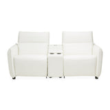Mia Bella Verona Reclining Loveseat With Storage Console from Michael Amini - Luna Furniture
