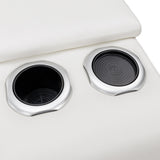 Mia Bella Verona Reclining Loveseat With Storage Console from Michael Amini - Luna Furniture