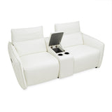 Mia Bella Verona Reclining Loveseat With Storage Console from Michael Amini - Luna Furniture