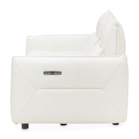 Mia Bella Verona Reclining Loveseat With Storage Console from Michael Amini - Luna Furniture