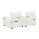 Mia Bella Verona Reclining Loveseat With Storage Console from Michael Amini - Luna Furniture