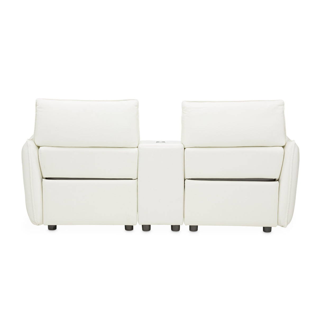 Mia Bella Verona Reclining Loveseat With Storage Console from Michael Amini - Luna Furniture