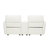 Mia Bella Verona Reclining Loveseat With Storage Console from Michael Amini - Luna Furniture