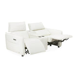 Mia Bella Verona Reclining Loveseat With Storage Console from Michael Amini - Luna Furniture