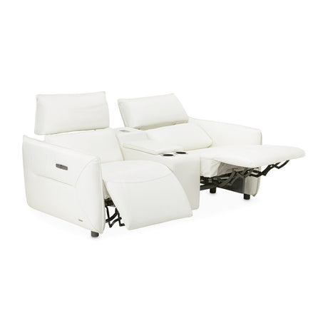 Mia Bella Verona Reclining Loveseat With Storage Console from Michael Amini - Luna Furniture