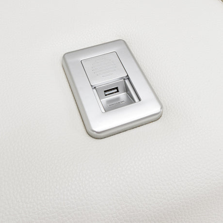 Mia Bella Verona Reclining Loveseat With Storage Console from Michael Amini - Luna Furniture