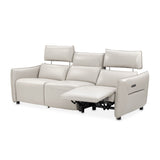 Mia Bella Verona 3pc Sectional Sofa-light Gray from Michael Amini - Luna Furniture
