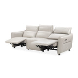 Mia Bella Verona 3pc Sectional Sofa-light Gray from Michael Amini - Luna Furniture