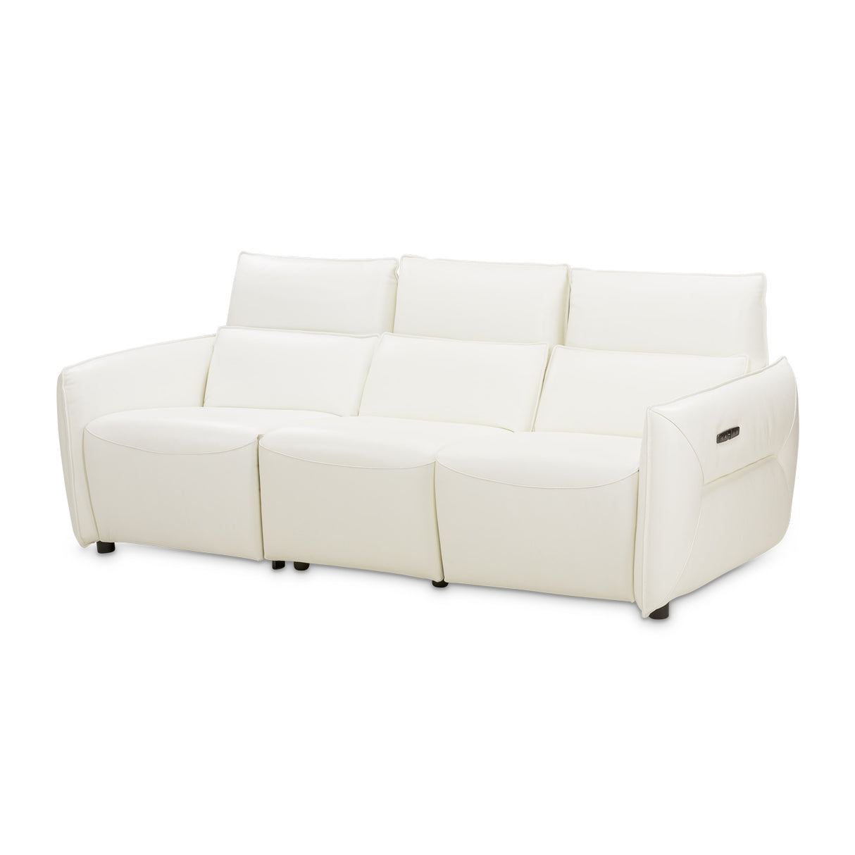 Mia Bella Verona 3pc Sectional Sofa-snow White from Michael Amini - Luna Furniture