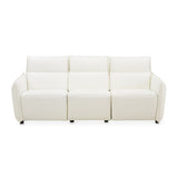 Mia Bella Verona 3pc Sectional Sofa-snow White from Michael Amini - Luna Furniture