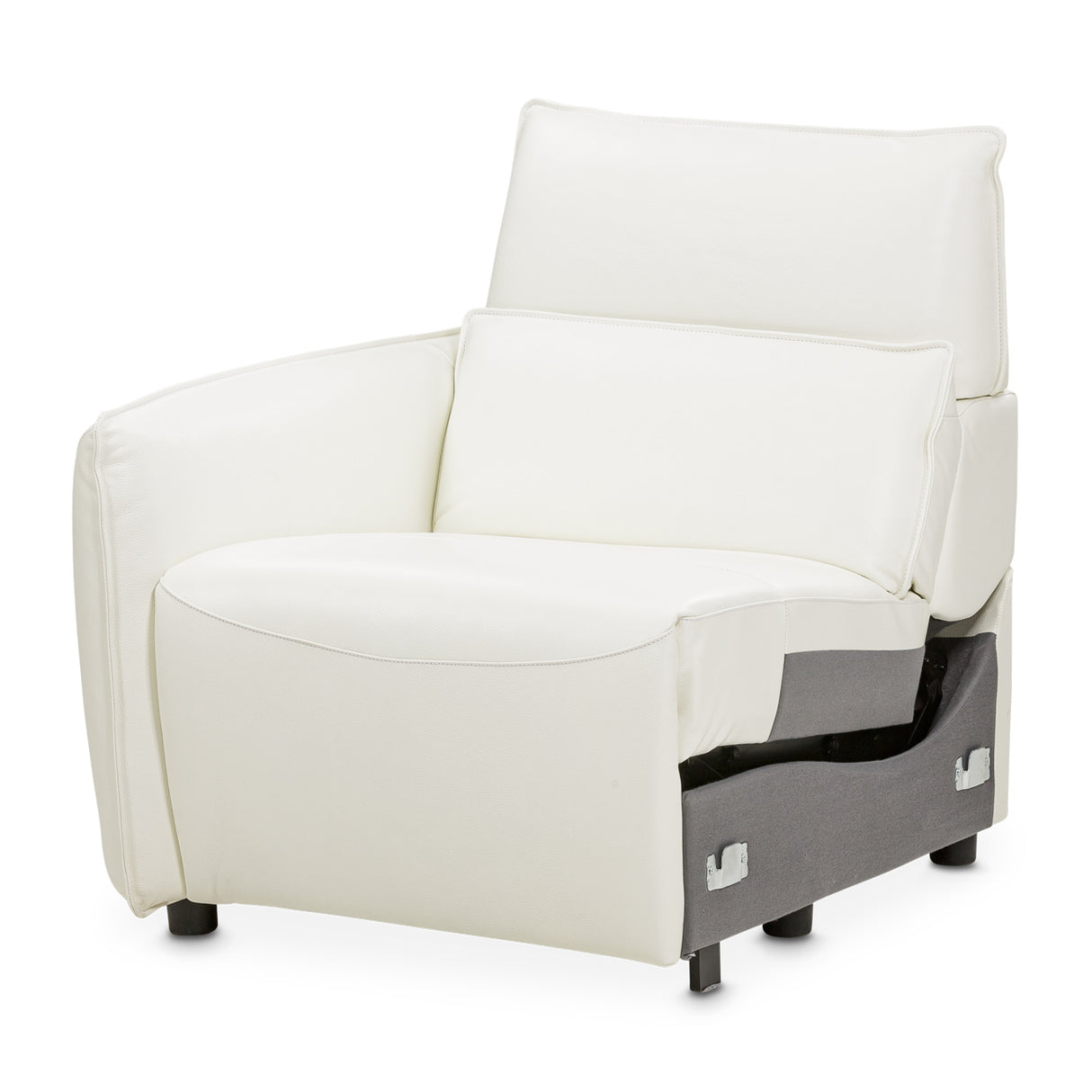 Mia Bella Verona 5pc Sectional Set White-snow White from Michael Amini - Luna Furniture