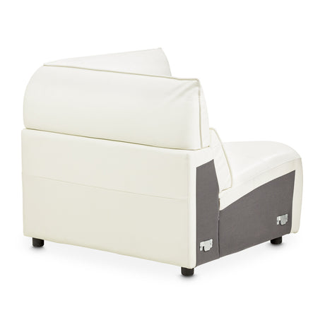 Mia Bella Verona 5pc Sectional Set White-snow White from Michael Amini - Luna Furniture