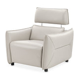 Mia Bella Verona Matching Chair-light Gray from Michael Amini - Luna Furniture
