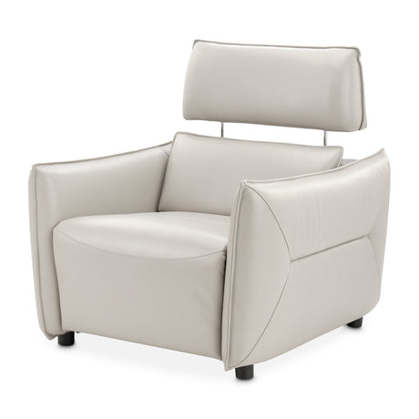 Mia Bella Verona Matching Chair-light Gray from Michael Amini - Luna Furniture