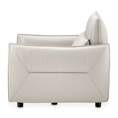 Mia Bella Verona Matching Chair-light Gray from Michael Amini - Luna Furniture