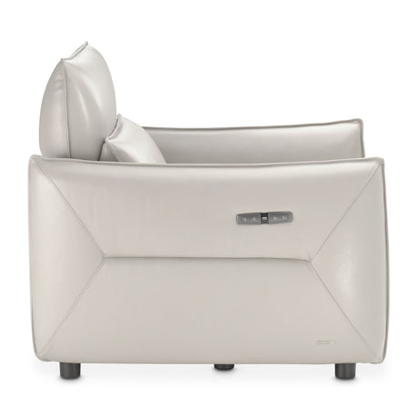 Mia Bella Verona Matching Chair-light Gray from Michael Amini - Luna Furniture