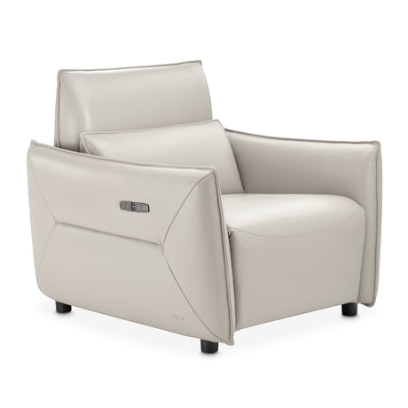 Mia Bella Verona Matching Chair-light Gray from Michael Amini - Luna Furniture