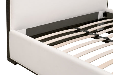 Tailor Standard King Bed in Livesmart Peyton-Pearl, Matte Brown Oak from Essentials For Living - Luna Furniture