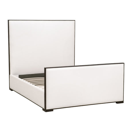 Tailor Standard King Bed in Livesmart Peyton-Pearl, Matte Brown Oak from Essentials For Living - Luna Furniture