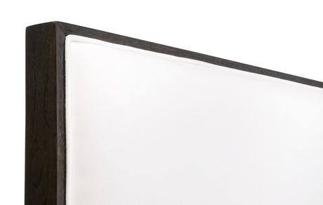 Tailor Standard King Bed in Livesmart Peyton-Pearl, Matte Brown Oak from Essentials For Living - Luna Furniture