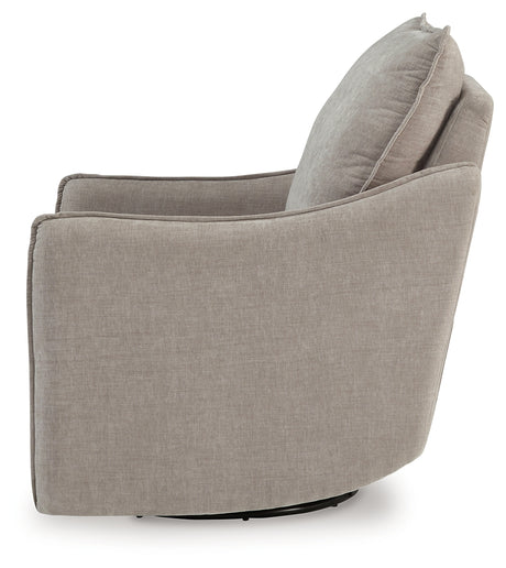 McBurg Taupe Swivel Power Recliner from Ashley - Luna Furniture