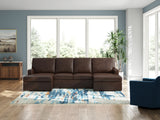McDowlan Coffee 3-Piece Sectional with Double Chaise from Ashley Furniture - Luna Furniture