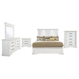 McKinney Vintage White 5-Piece Queen Bedroom Set from Coaster - Luna Furniture