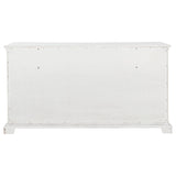 McKinney Vintage White 6-Drawer Bedroom Dresser Cabinet from Coaster - Luna Furniture