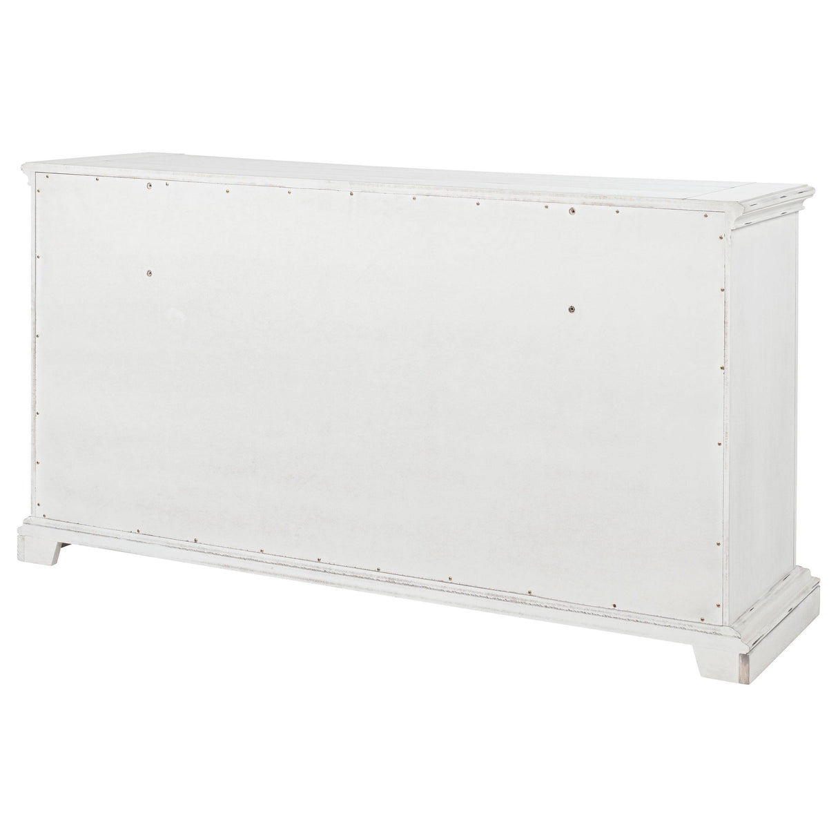 McKinney Vintage White 6-Drawer Bedroom Dresser Cabinet from Coaster - Luna Furniture