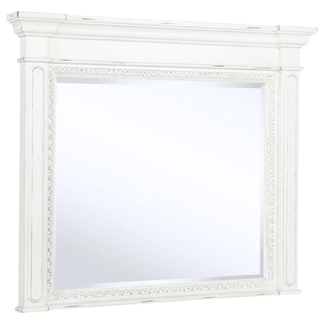 McKinney Vintage White Dresser Mirror from Coaster - Luna Furniture