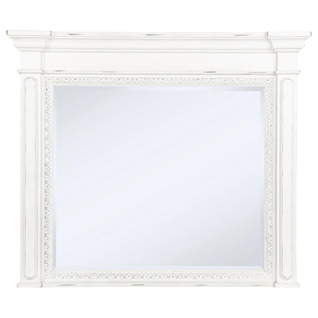 McKinney Vintage White Dresser Mirror from Coaster - Luna Furniture