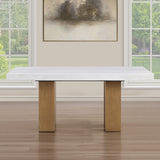 Artemis White/Beige Dining Room Set