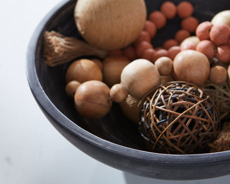 Meadie Distressed Black Bowl from Ashley - Luna Furniture