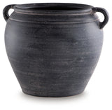 Meadie Distressed Black Vase from Ashley - Luna Furniture